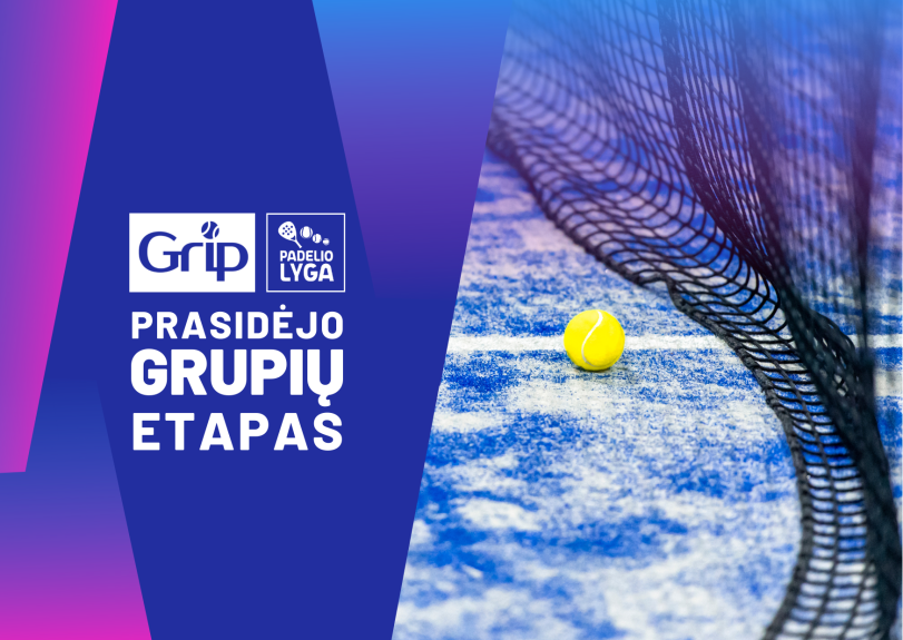 GRIP padelio lyga startuoja