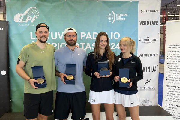 Praūžė paskutinis šių metų Lietuvos Padelio Čempionatas