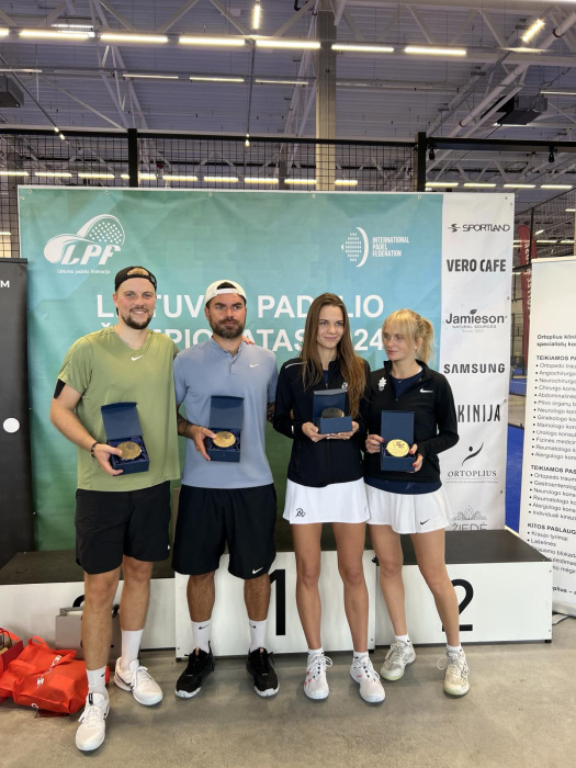 Praūžė paskutinis šių metų Lietuvos Padelio Čempionatas