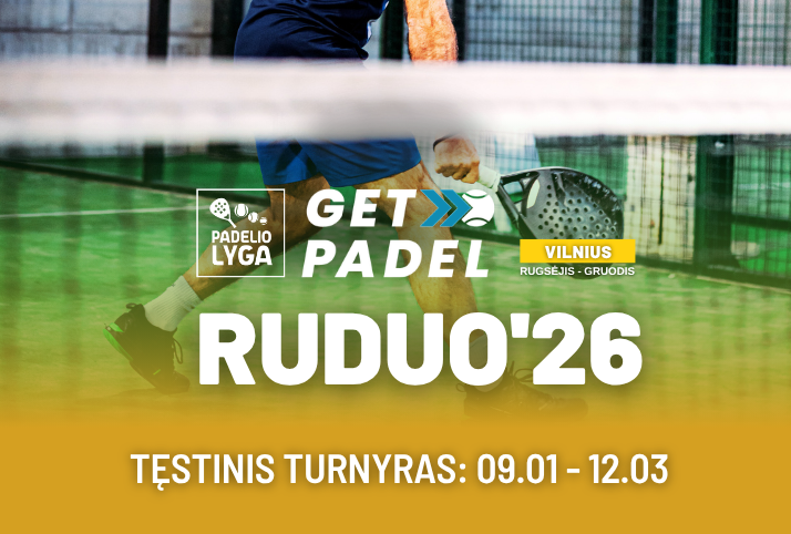 GetPadel Ruduo 2026 • Vilnius